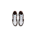 Air Jordan 1 Low White Baroque Brown – zadní pohled | Purekickz