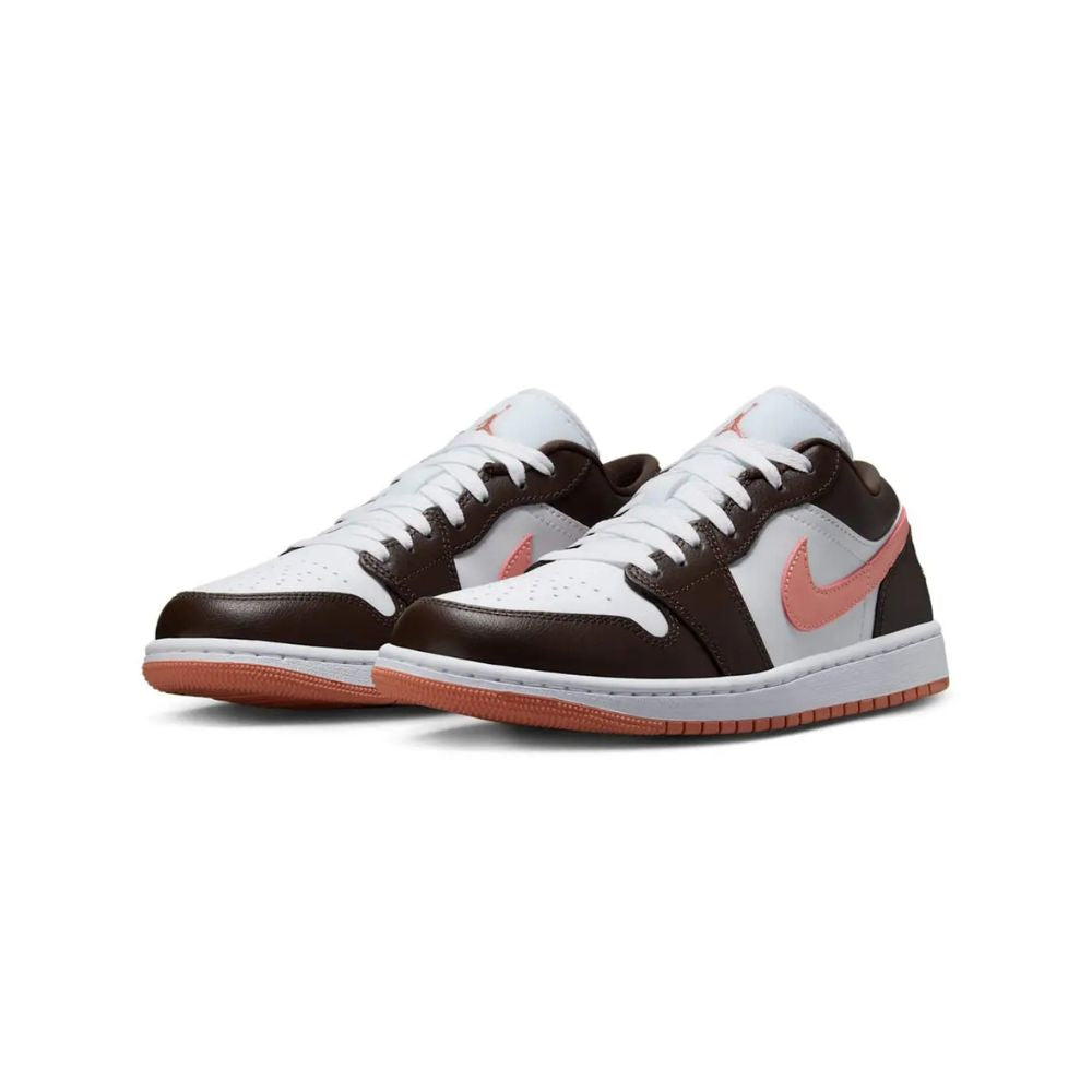 Air Jordan 1 Low White Baroque Brown – boční pohled | Purekickz
