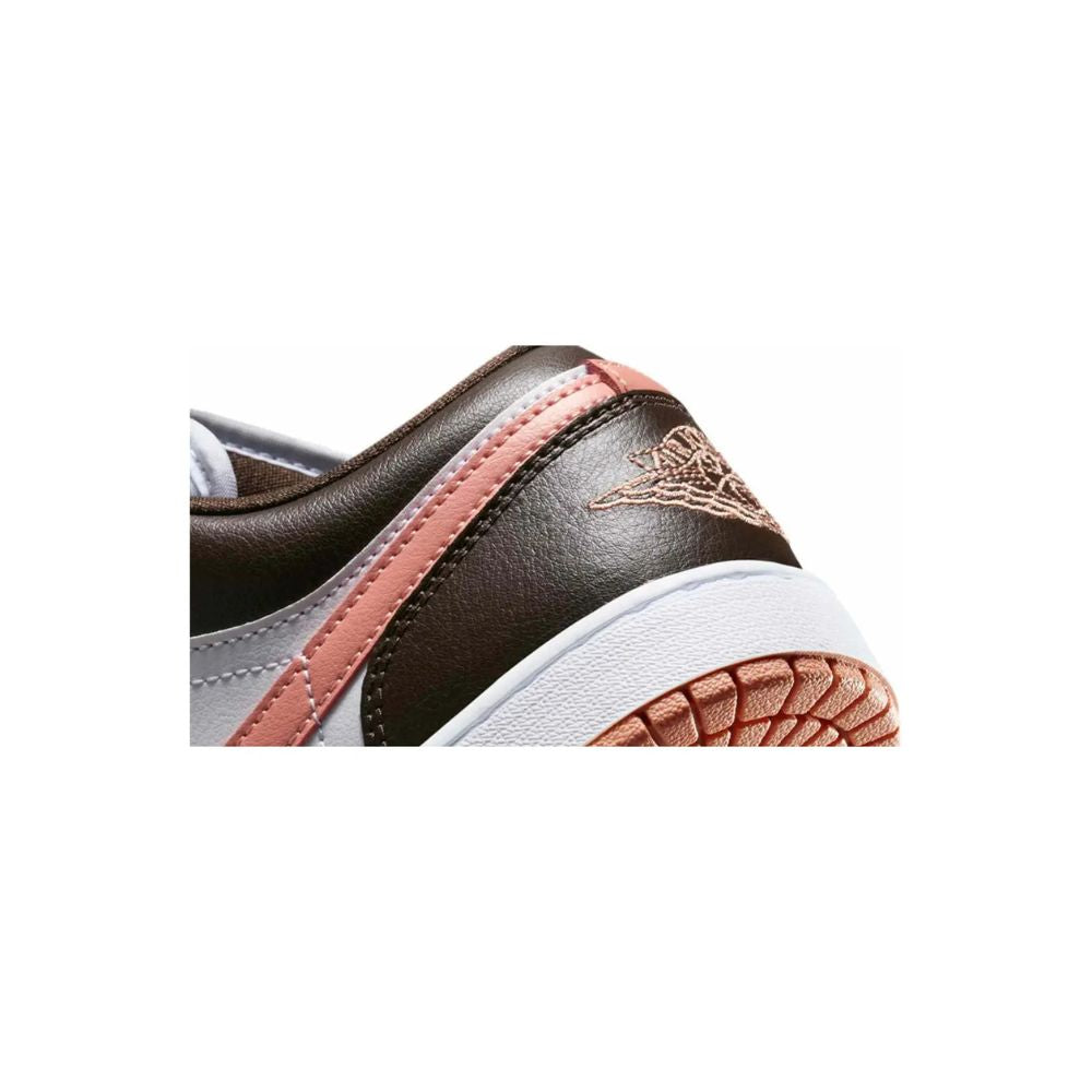 Air Jordan 1 Low White Baroque Brown – pohled shora | Purekickz