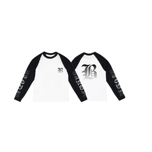 BANDIT EUROPE - LONG SLEEVE TEE WHITE/BLACK – hlavní pohled | Purekickz