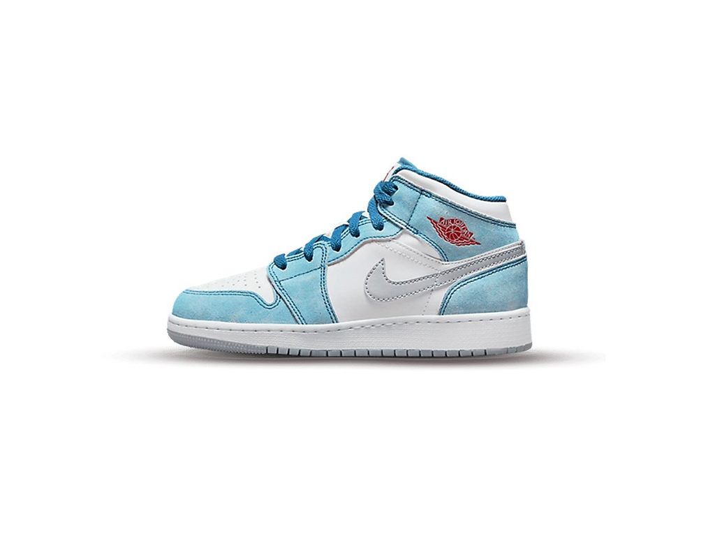 Jordan 1 Mid SE French Blue Light Steel (GS)