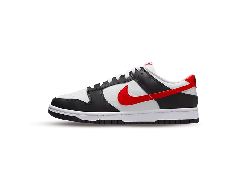 Nike Dunk Low Retro Red Swoosh Panda