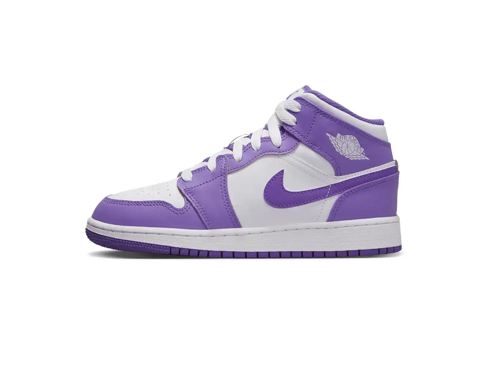 Jordan 1 Mid Purple Venom (GS)