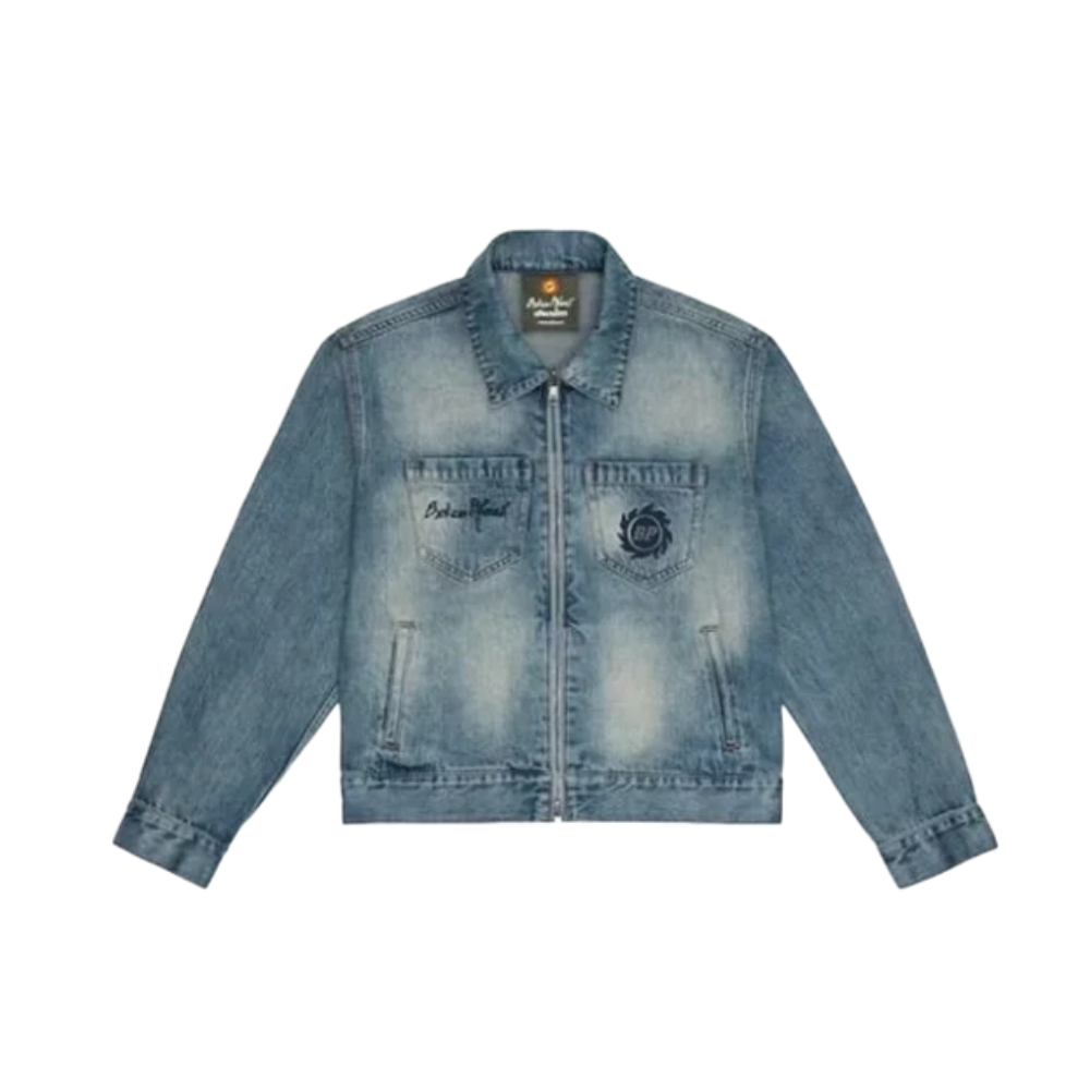 Broken Planet Denim Jacket Blue – hlavní pohled | Purekickz