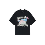 Broken Planet Different Day T-shirt Midnight Black – hlavní pohled | Purekickz