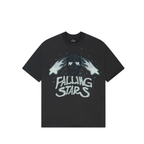 Broken Planet Falling Stars T-Shirt Soot Black – hlavní pohled | Purekickz