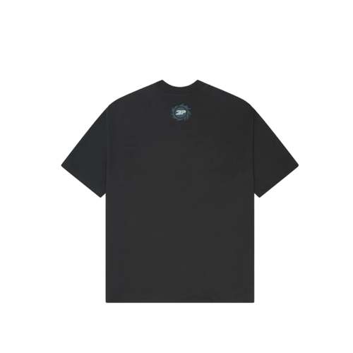 Broken Planet Falling Stars T-Shirt Soot Black – boční pohled | Purekickz