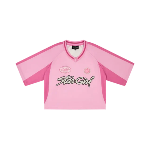 Broken Planet Stargirl Football Jersey Pink – hlavní pohled | Purekickz