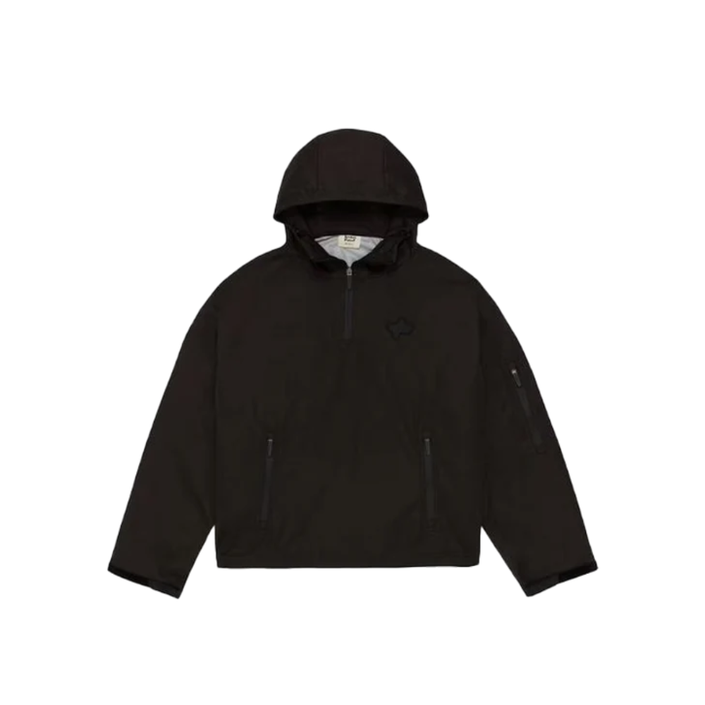 Broken Planet Waterproof Tech Jacket Black – hlavní pohled | Purekickz