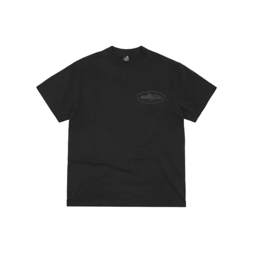 Corteiz OG Island Tee Reflective Black – hlavní pohled | Purekickz
