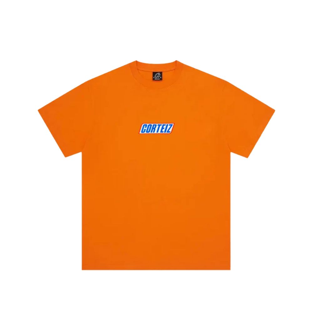 Corteiz Orange Snickers Tee – hlavní pohled | Purekickz