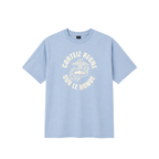 Corteiz Regne Sur Le Monde Tee Light Blue – hlavní pohled | Purekickz