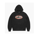 Corteiz Rusty Alcatraz Hoodie Black – hlavní pohled | Purekickz