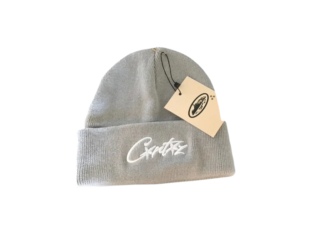 Corteiz Allstarz Folded Beanie Grey