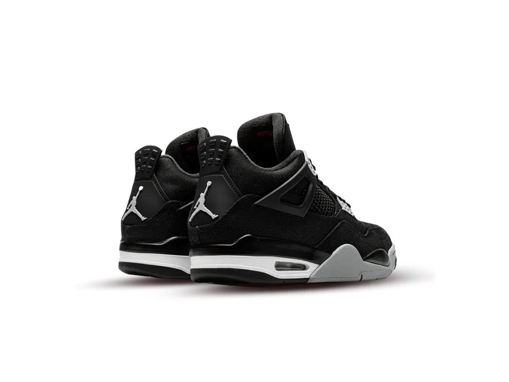 Jordan 4 Black Canvas