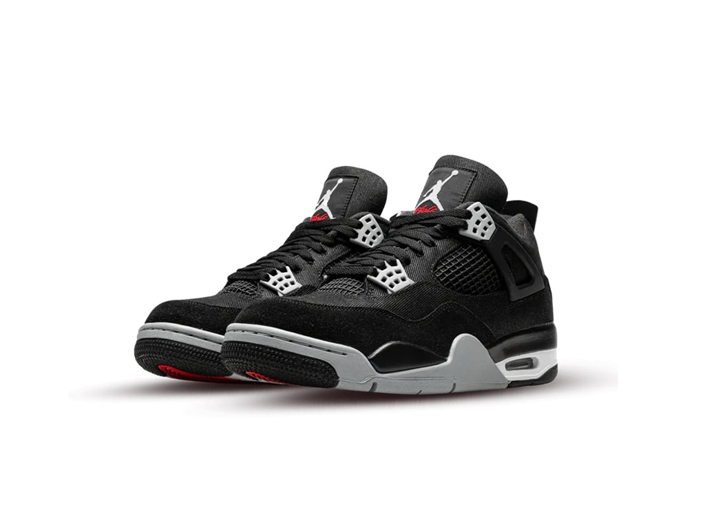 Jordan 4 Black Canvas