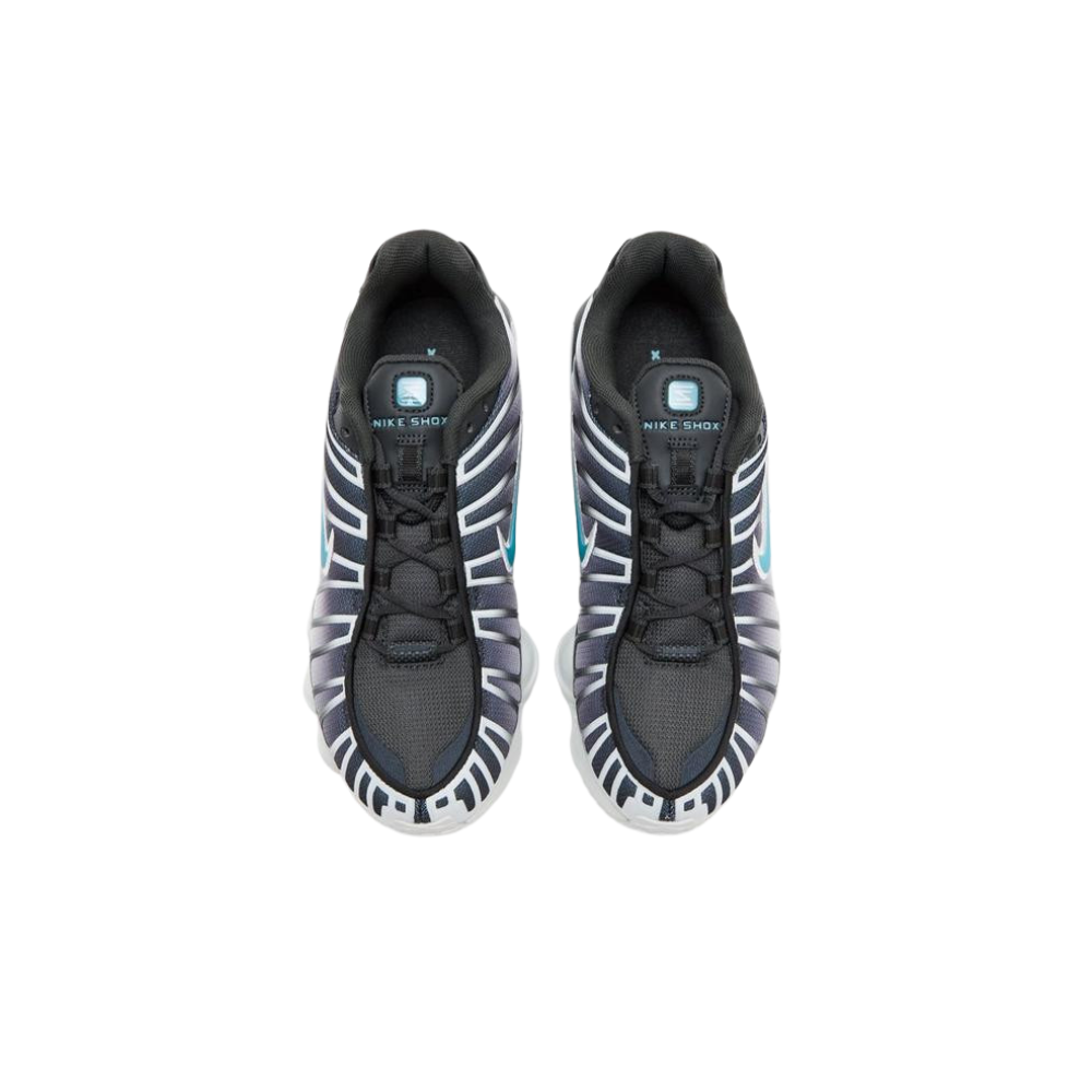 Nike Shox TL Anthracite/Denim Turqouise – zadní pohled | Purekickz