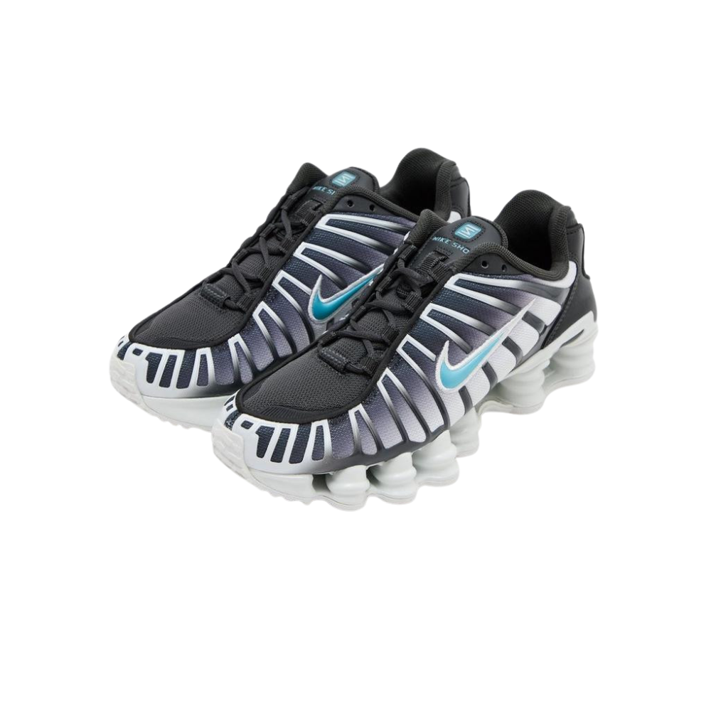 Nike Shox TL Anthracite/Denim Turqouise – boční pohled | Purekickz