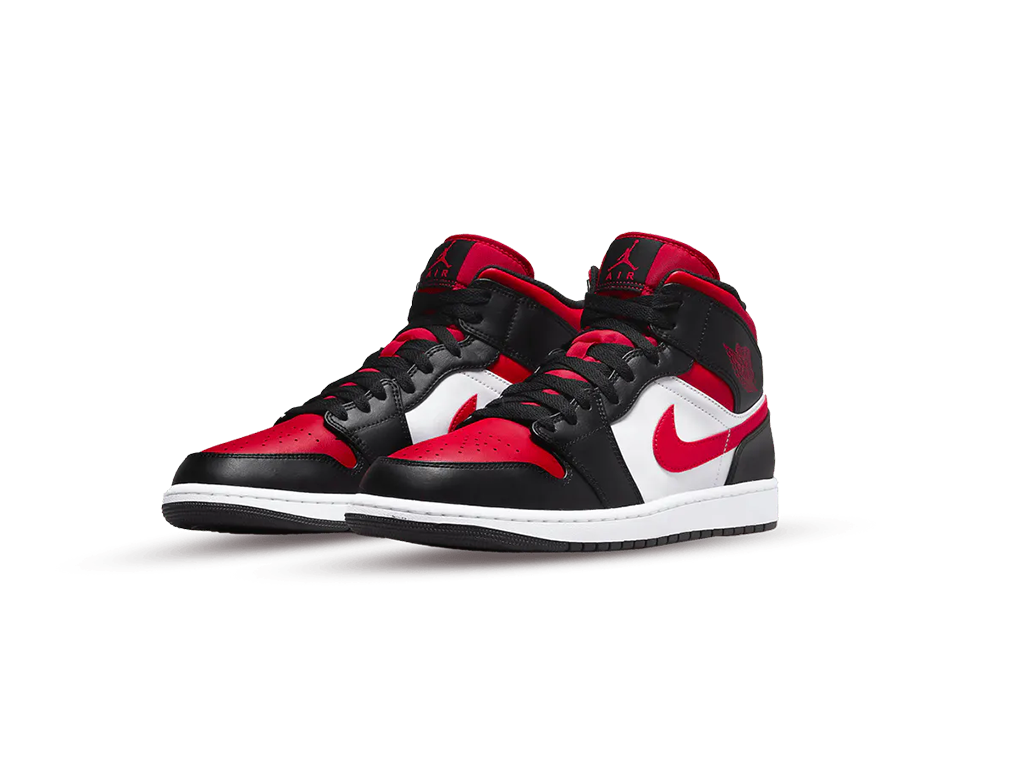 Jordan 1 Mid Fire Red