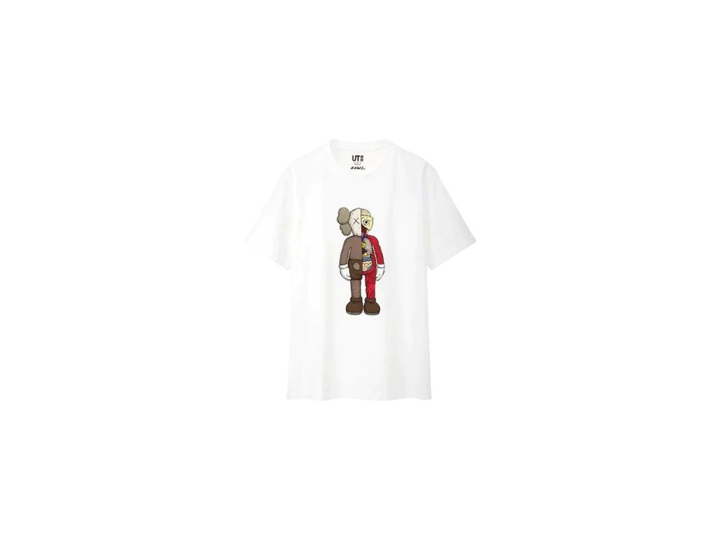 KAWS x Uniqlo Flayed Tee White