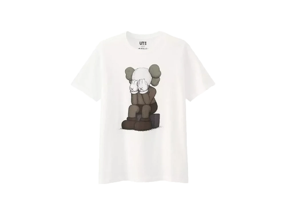 KAWS x Uniqlo Passing Through Tee White
