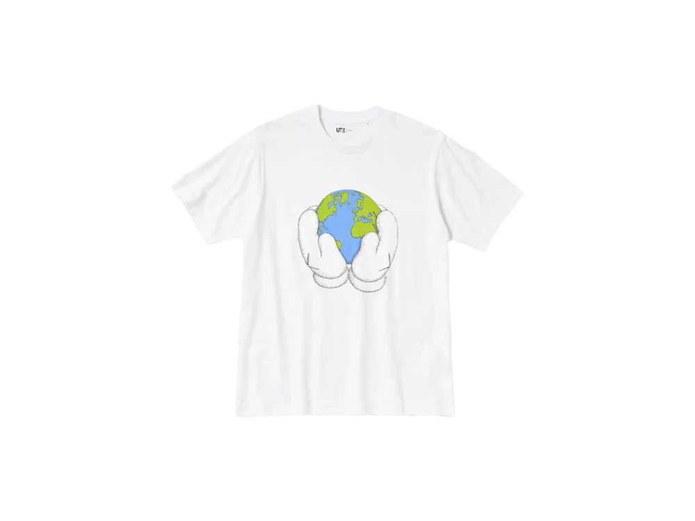 KAWS x Uniqlo Peace For All S/S Graphic T-shirt White