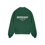 Represent Owner's Club Sweater Racing Green/White – boční pohled | Purekickz