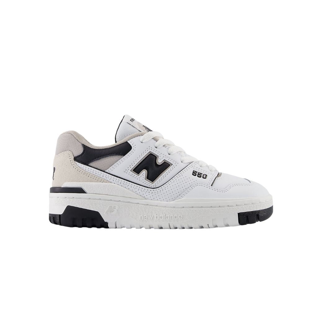 New Balance 550 White Black (GS) – hlavní pohled | Purekickz