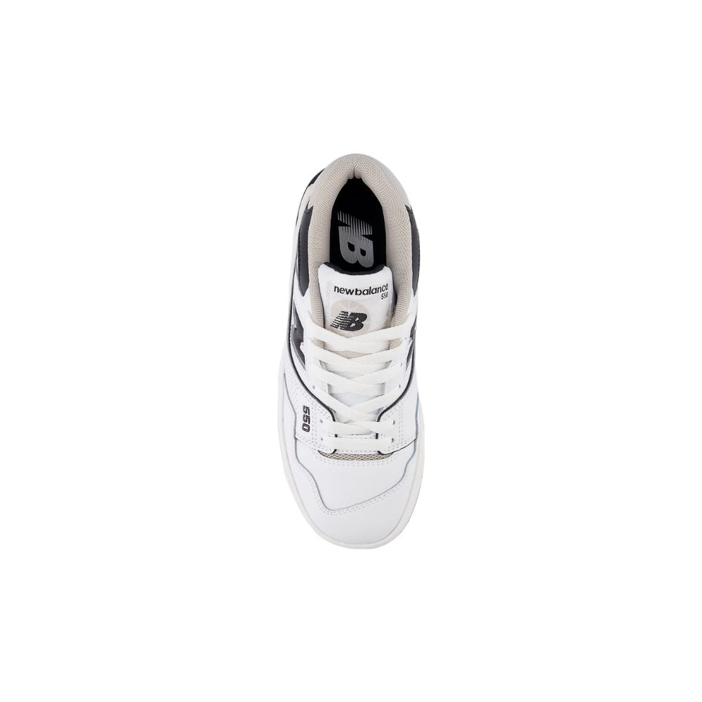 New Balance 550 White Black (GS) – zadní pohled | Purekickz