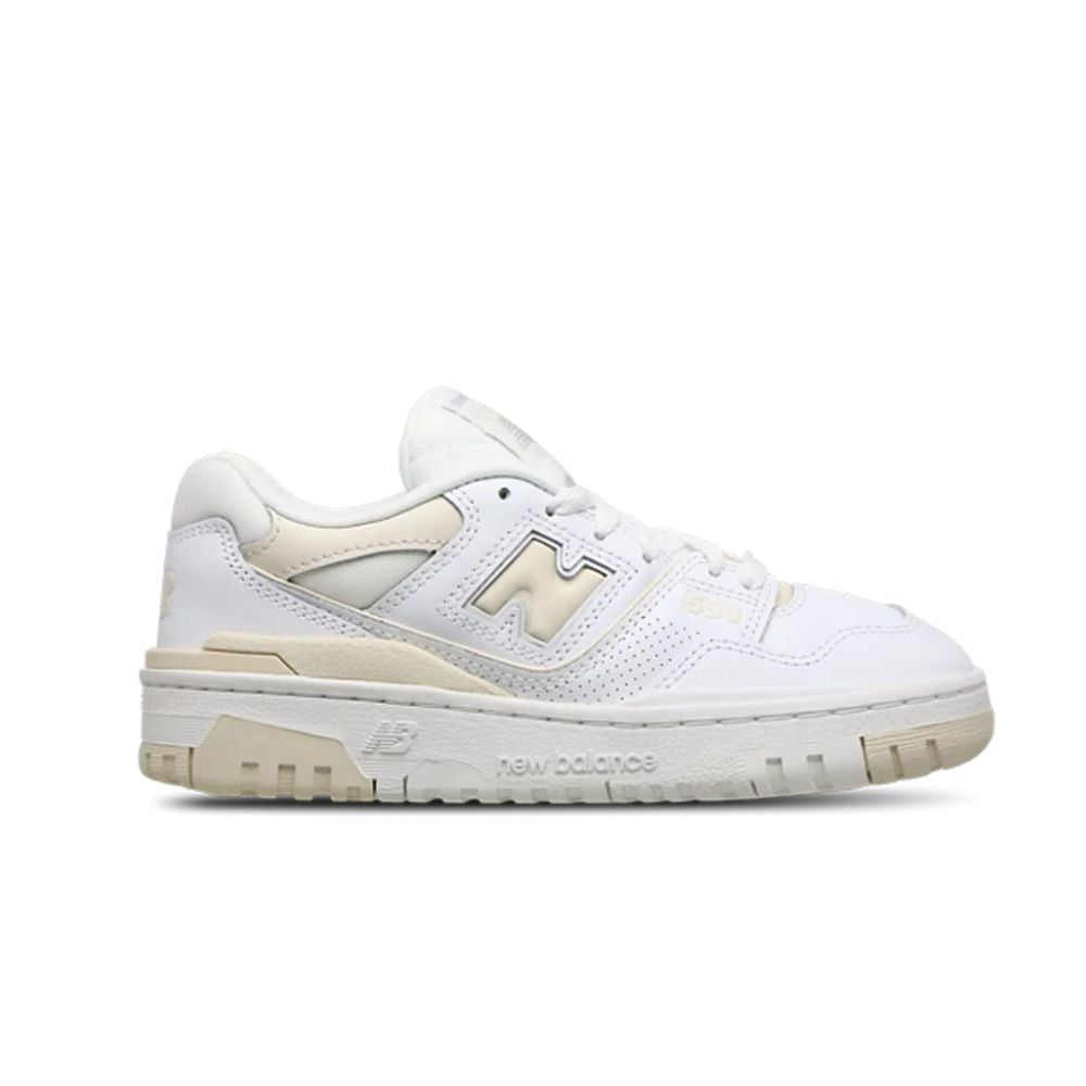 New Balance 550 White Cream Leather – boční pohled | Purekickz