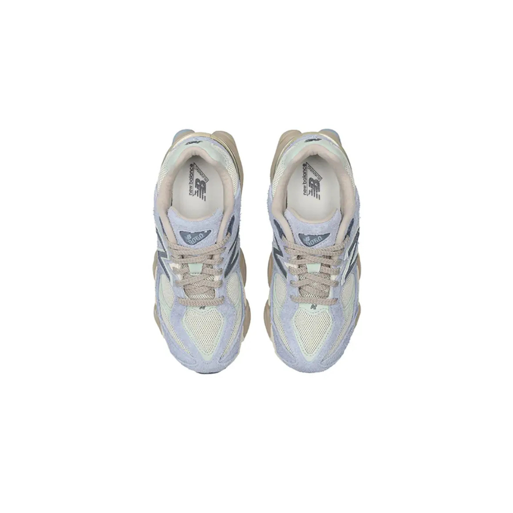 New Balance 9060 Beigetan Blue (GS) – zadní pohled | Purekickz