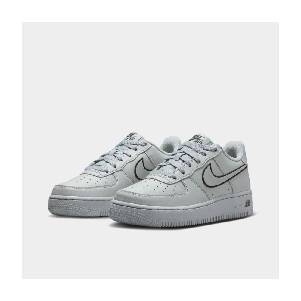 Nike Air Force 1 Light Smoke Grey Black (GS)