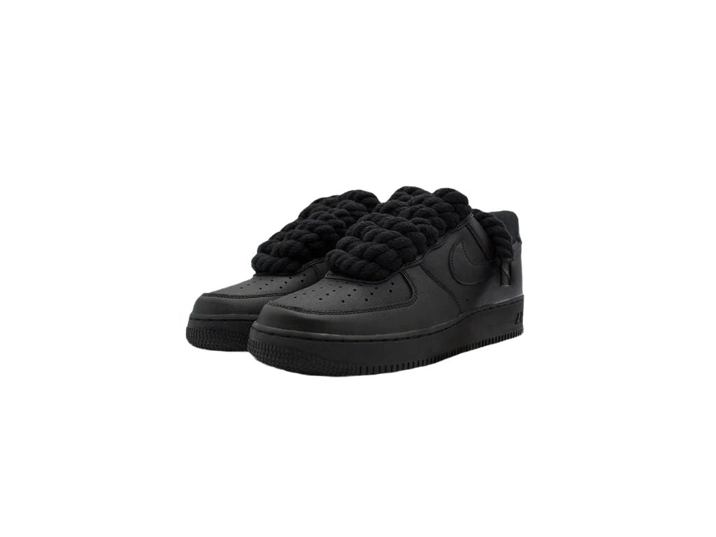 Nike Air Force 1 Low Black Rope Laces Black