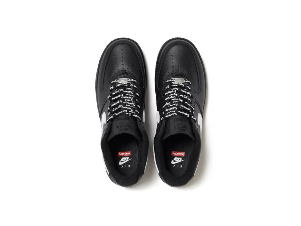 Supreme Nike Air Force 1 Low Black White 2025