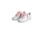 Nike Air Force 1 Low White Rope Laces Pink – boční pohled | Purekickz