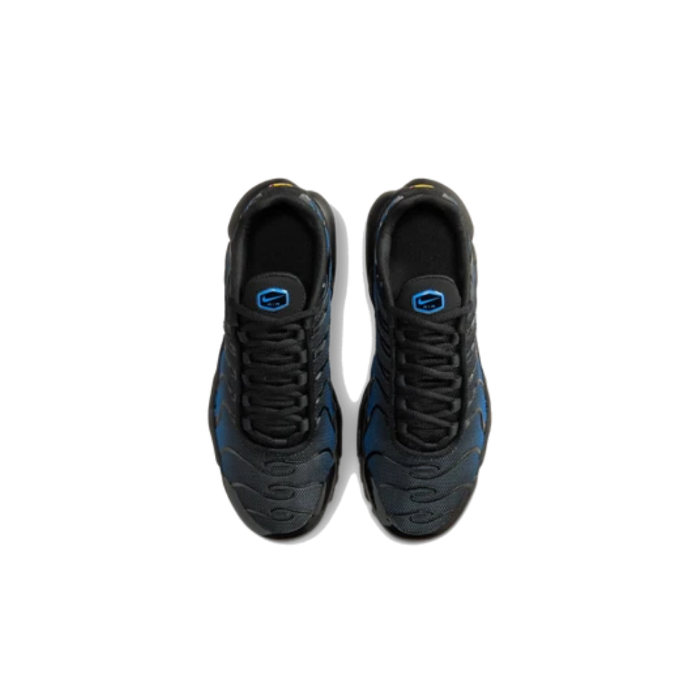 Nike Air Max Plus Black Blue Crystal (GS) – zadní pohled | Purekickz