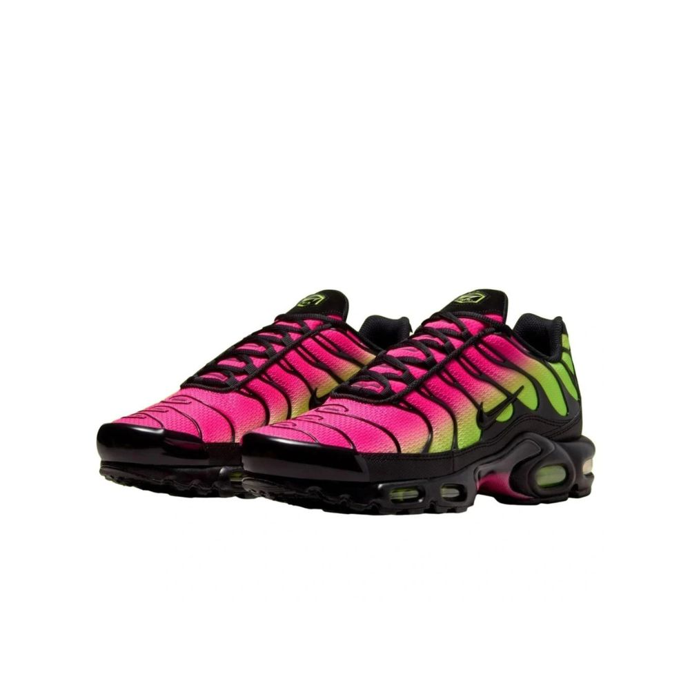 Nike Air Max Plus Black Hyper Pink Volt (GS) – boční pohled | Purekickz