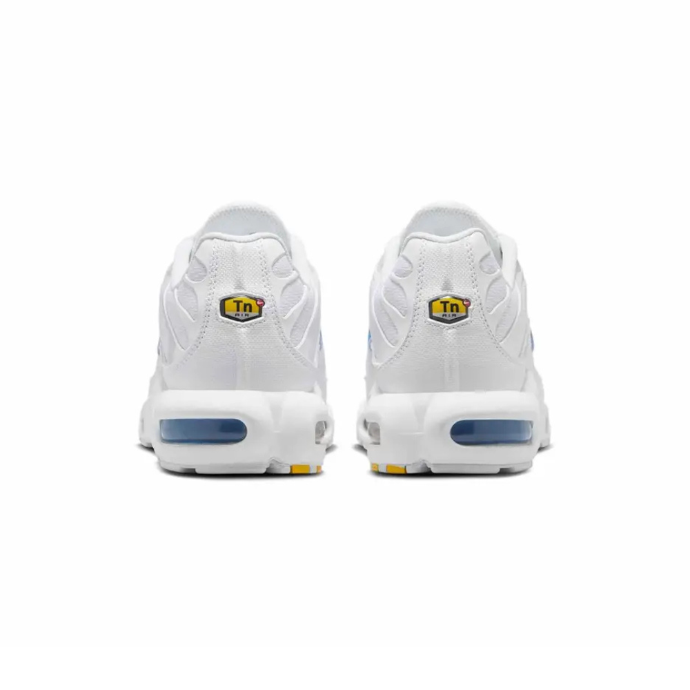 Nike Air Max Plus TN White Blue Crystal – zadní pohled | Purekickz