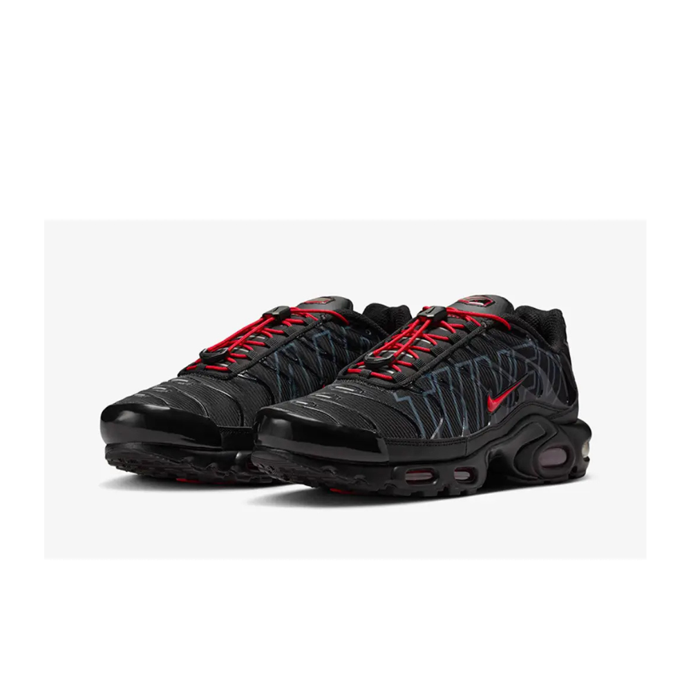 Nike Air Max Plus Tuned Air Black Red – boční pohled | Purekickz