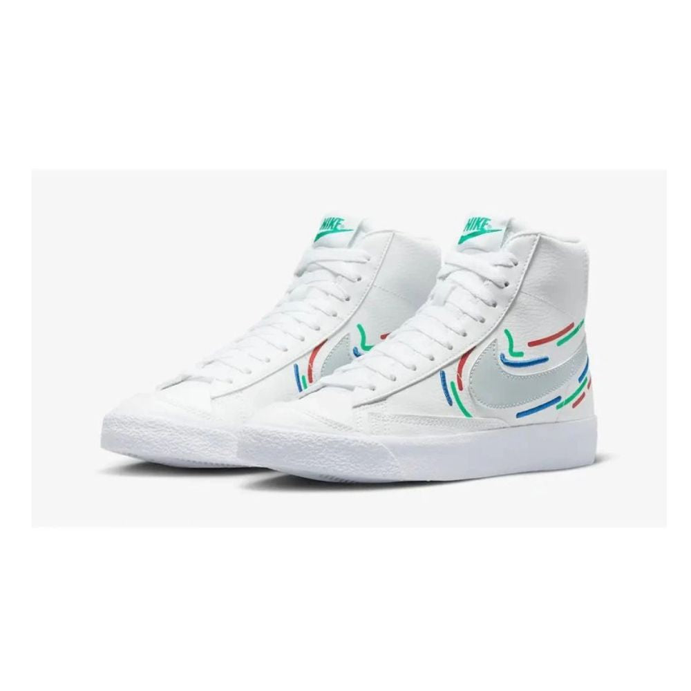 Nike Blazer Mid Keith Haring White (GS) – boční pohled | Purekickz