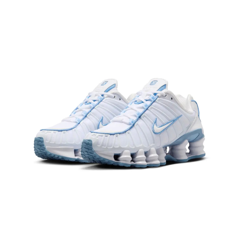 Nike Shox TL White Blue (GS) – boční pohled | Purekickz