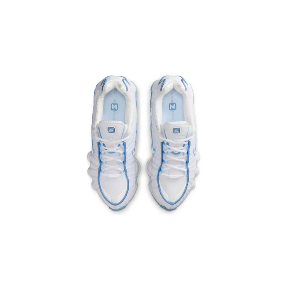 Nike Shox TL White Blue (GS) – zadní pohled | Purekickz