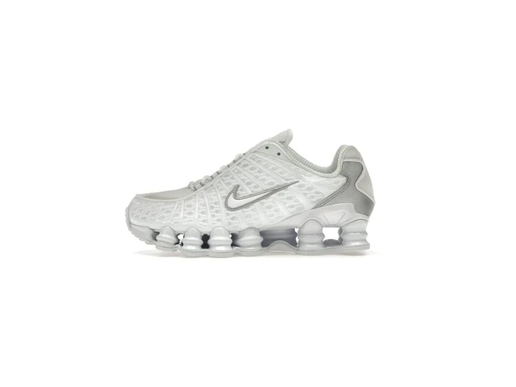 Nike Shox TL White Metallic Silver Max Orange (W)
