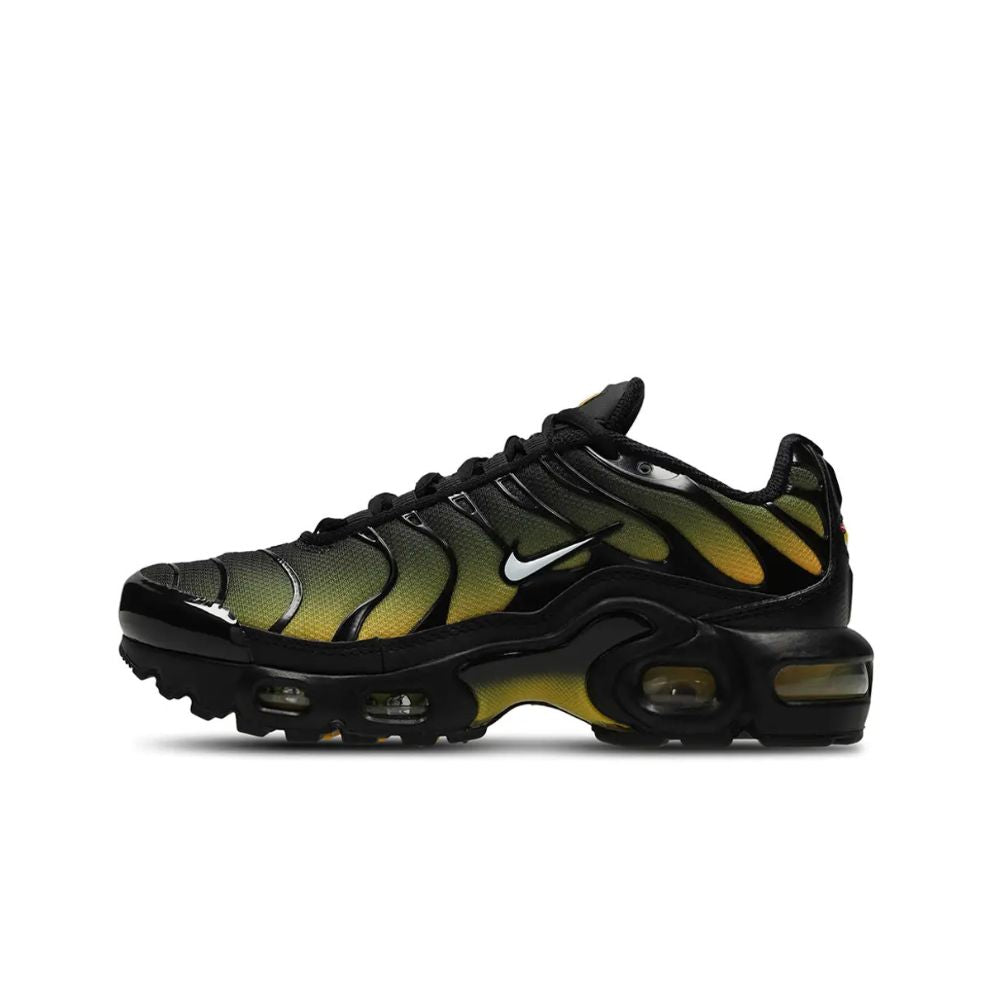 Nike TN Air Max Plus Black University Gold (GS) – hlavní pohled | Purekickz