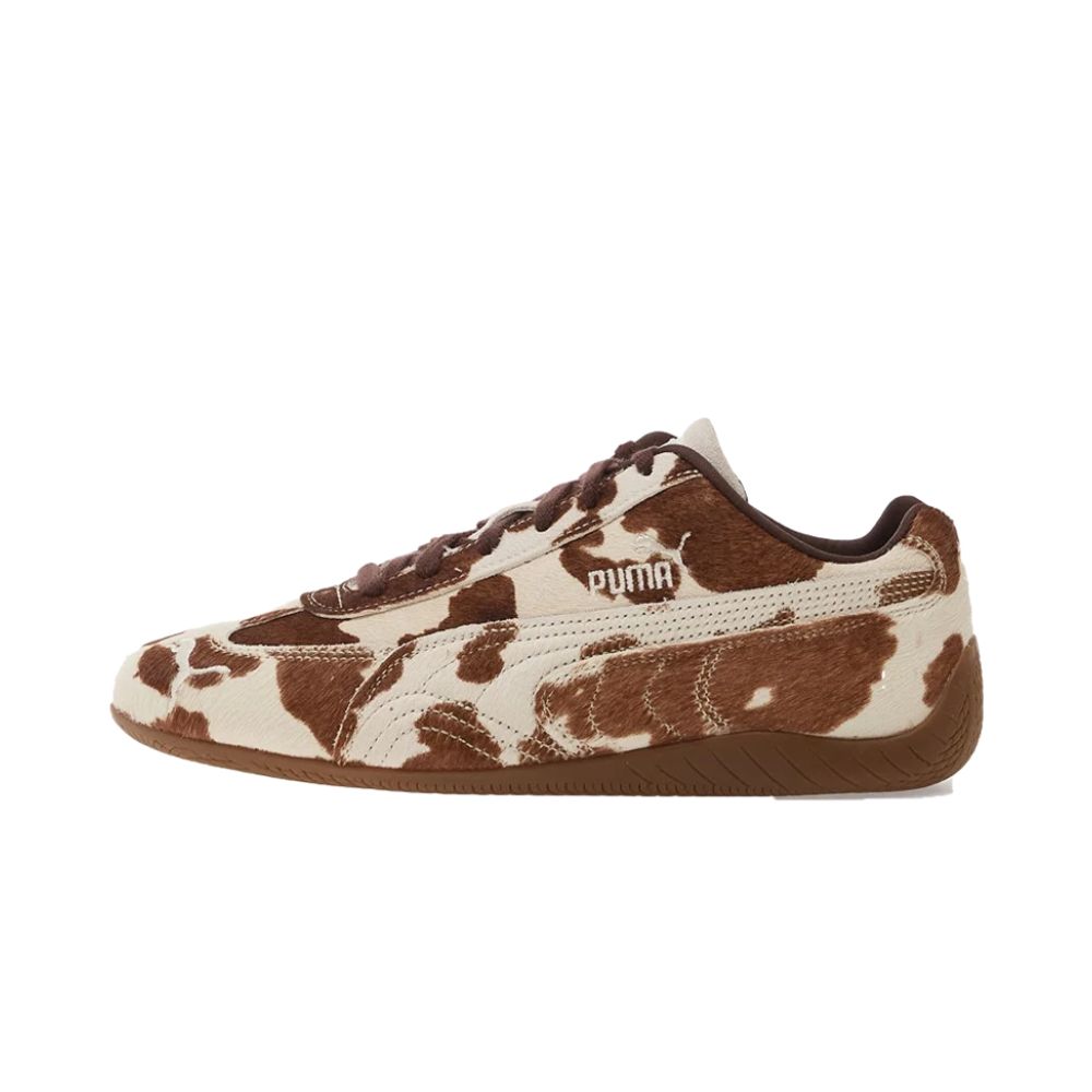 Puma Speedcat Doelette Pony Hair Deer Print Brown