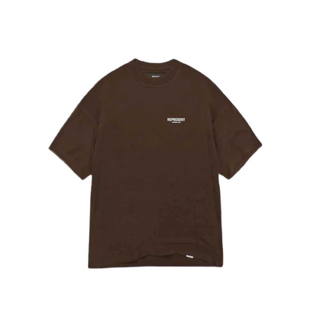 Represent Owner's Club T-Shirt Brown/White