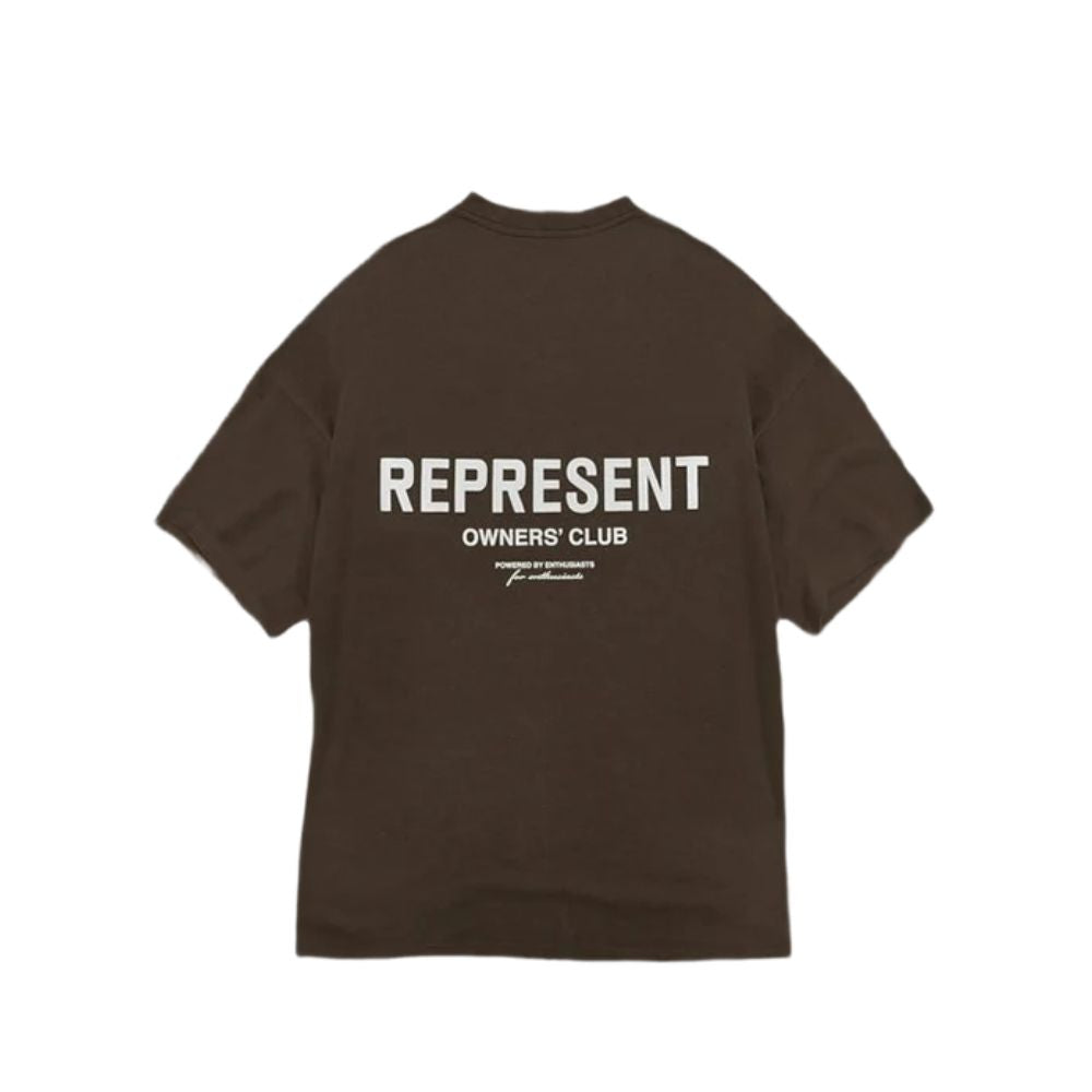 Represent Owner's Club T-Shirt Brown/White