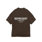 Represent Owner's Club T-Shirt Brown/White