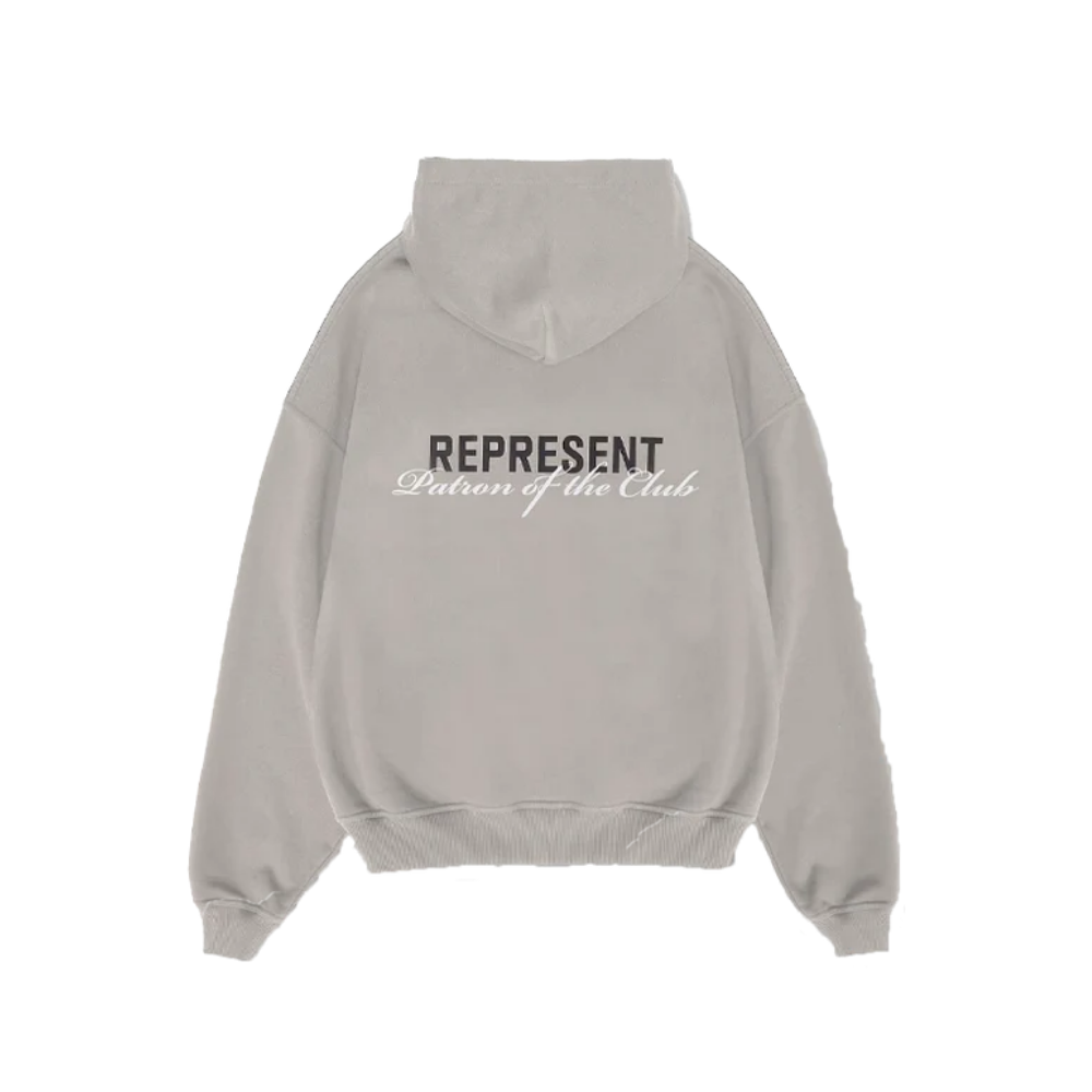 Represent Patron Of The Club Hoodie Mudstone – hlavní pohled | Purekickz
