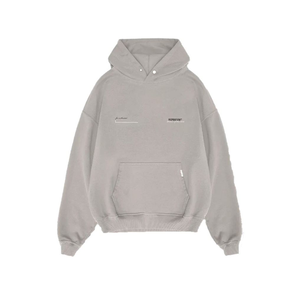 Represent Patron Of The Club Hoodie Mudstone – boční pohled | Purekickz